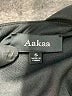 AaKaa Solid Black Cocktail Dress Size S - photo 7