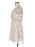 A.gain 100% Polyester Floral Ivory Casual Dress Size M - photo 5