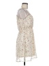 A.gain 100% Polyester Floral Ivory Casual Dress Size M - photo 4