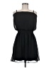 Express 100% Polyester Solid Black Cocktail Dress Size M - photo 1