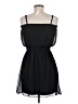 Express 100% Polyester Solid Black Cocktail Dress Size M - photo 2