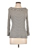 Maison Jules Gray Long Sleeve Top Size L - photo 1
