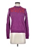 Boden Hearts Purple Turtleneck Sweater Size S - photo 1