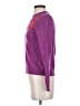Boden Hearts Purple Turtleneck Sweater Size S - photo 5