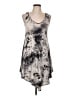 Acemi Tie-dye Gray Casual Dress Size L - photo 1