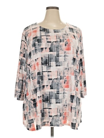 N Touch 3/4 Sleeve Blouse (view 1)