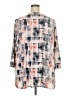 N Touch Gray 3/4 Sleeve Blouse Size 3X - photo 2