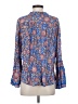 Versona Blue 3/4 Sleeve Blouse Size S - photo 2