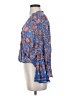 Versona Blue 3/4 Sleeve Blouse Size S - photo 5