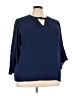 Avenue Blue 3/4 Sleeve Blouse Size 22 Plus - photo 1