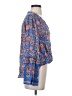 Versona Blue 3/4 Sleeve Blouse Size S - photo 4