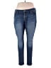 Denizen from Levi's Solid Blue Jeans Size 18 - photo 1