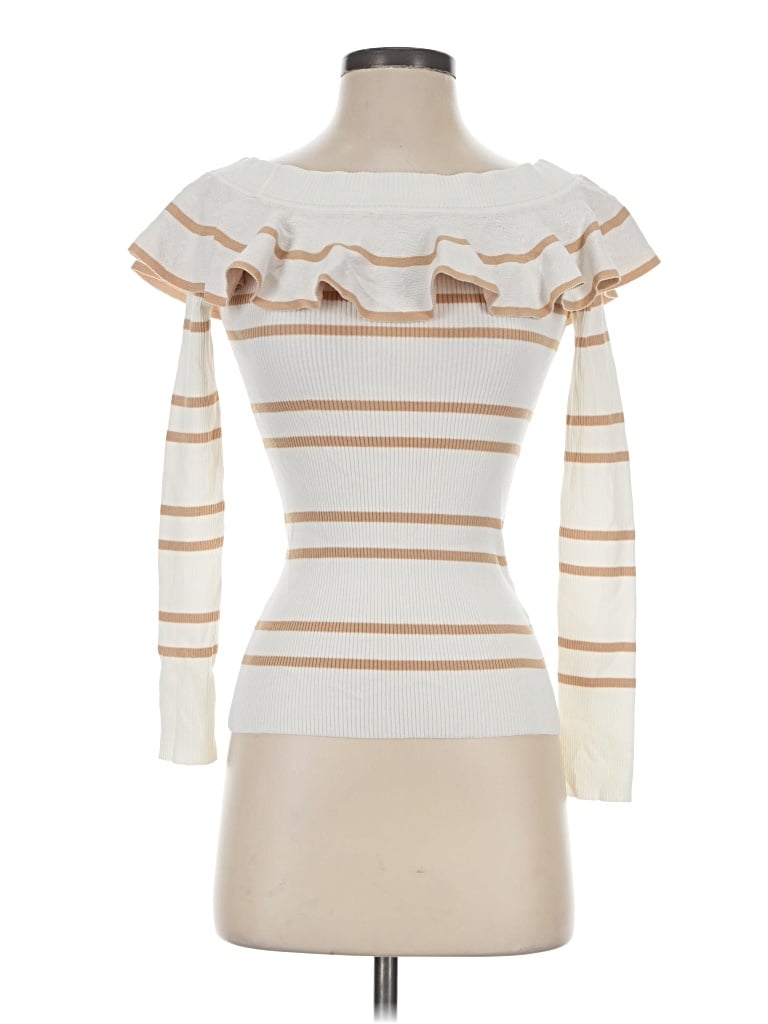 Pre-owned Flawless Pullover Sweater In Ivory