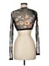 May Pink Black 3/4 Sleeve Blouse Size M - photo 2
