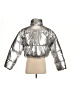 Divided by H&M Metallic Silver Jacket Size S - photo 2