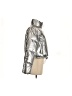 Divided by H&M Metallic Silver Jacket Size S - photo 4