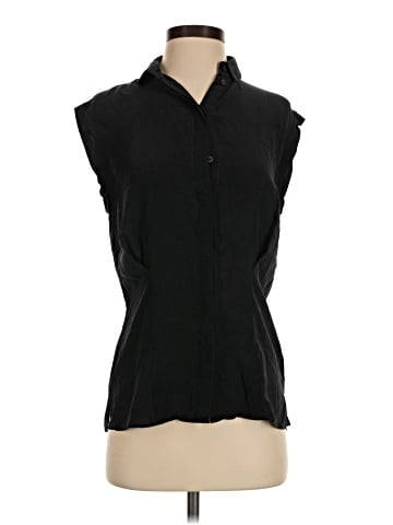ALLSAINTS Sleeveless Silk Top (view 1)