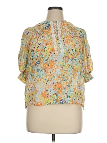 Sharagano 3/4 Sleeve Blouse (view 1)