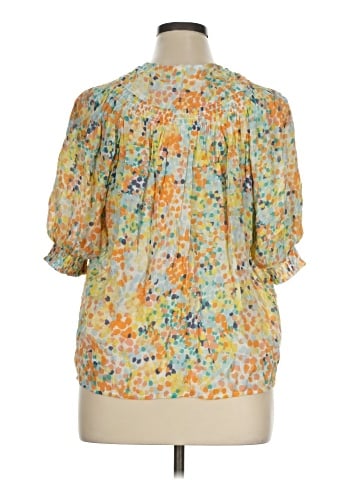 Sharagano 3/4 Sleeve Blouse (view 2)