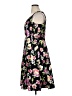 Chaps Floral Black Cocktail Dress Size 16 - photo 5