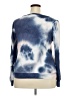 Chenault Blue Long Sleeve Top Size L - photo 2