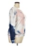Chenault Blue Long Sleeve Top Size L - photo 4