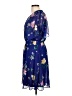 DKNY 100% Polyester Floral Blue Casual Dress Size 12 - photo 5