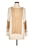 Blue Rain Color Block Tan Pullover Sweater Size L - photo 1