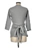Seraphine Gray 3/4 Sleeve Top Size Med Maternity - photo 2