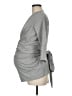 Seraphine Gray 3/4 Sleeve Top Size Med Maternity - photo 5