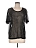 Maje Polka Dots Black Short Sleeve T-Shirt Size Med (2) - photo 1