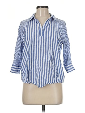 Versona 3/4 Sleeve Button-Down Shirt (view 1)