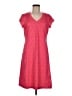 L.L.Bean Red Casual Dress Size M - photo 1