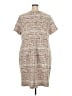 Connected Apparel Tweed Brown Tan Casual Dress Size 22 - photo 2