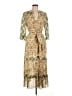 Zara Paisley Tan Casual Dress Size M - photo 1