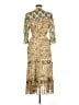 Zara Paisley Tan Casual Dress Size M - photo 2