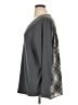 Evri Gray Long Sleeve Top Size 1X - photo 5