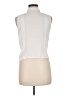 Daniel Rainn 100% Rayon Ivory Sleeveless Button-Down Shirt Size M - photo 2