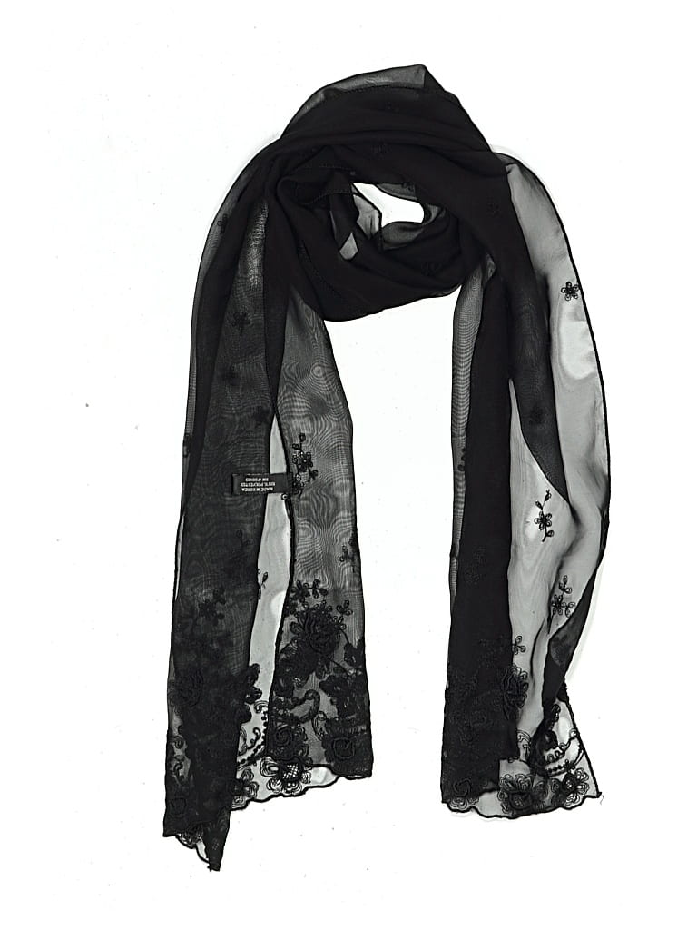 Pre-owned Express Scarf In Black