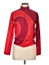 Terry 100% Polyester Graphic Red Track Jacket Size L - photo 1
