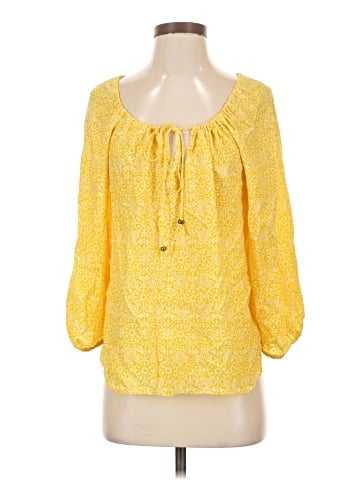 Alice & Trixie 3/4 Sleeve Silk Top (view 1)