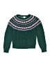 Crewcuts Outlet 100% Cotton Argyle Green Pullover Sweater Size 10 - photo 1