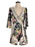 I. Madeline Print Gray Green Romper Size S - photo 1