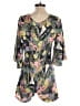 I. Madeline Print Gray Green Romper Size S - photo 2