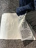 Athleta 100% Linen Chevron-herringbone Blue Shorts Size 16 - photo 4