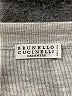 Brunello Cucinelli 100% Cashmere Gray Pullover Sweater Size L - photo 7