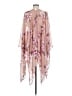 Pink Blush 100% Polyester Pink Kimono Size M - photo 2