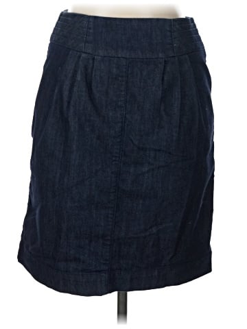 Pilcro and the Letterpress Denim Skirt (view 2)