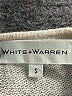 White + Warren 100% Cashmere Metallic Silver Cashmere Pullover Sweater Size S - photo 7