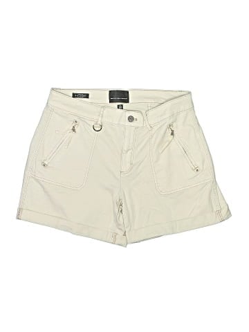 White House Black Market Khaki Shorts (view 1)